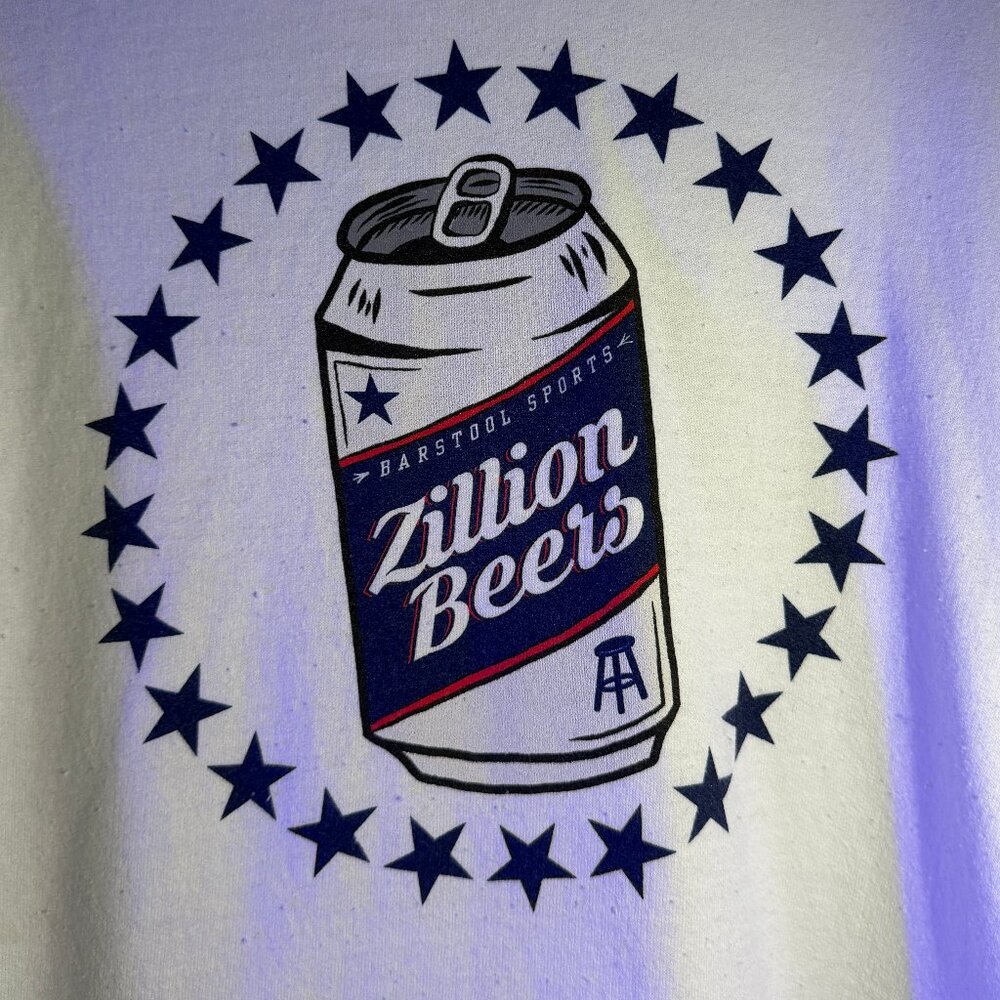 Barstool Zillion Beers Hoodie 2XL